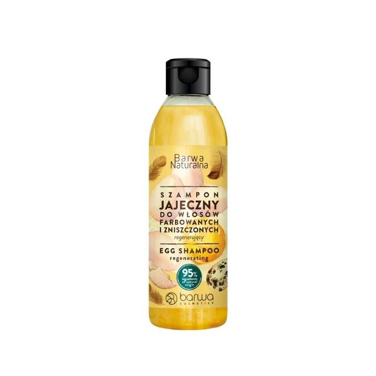Barwa Naturalna regenerujący Szampon do włosów Jajeczny 300 ml