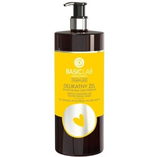 BasicLab Famillias delikatny Żel do mycia ciała i głowy dla całej rodziny 500 ml