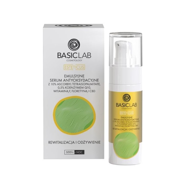 BasicLab Esteticus Emulsion Antioxidant Serum with 10% Ascorbyl