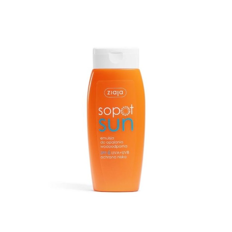 Ziaja Sopot sun emulsja do opalania SPF6 150ml