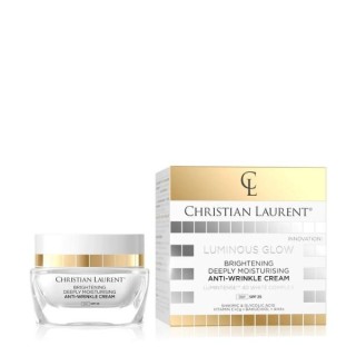 Eveline Christian Laurent rozświetlający Krem do twarzy głęboko nawilżający SPF25 50 ml Eveline Christian Laurent rozświetlający Krem do twarzy głęboko nawilżający SPF25 50 ml