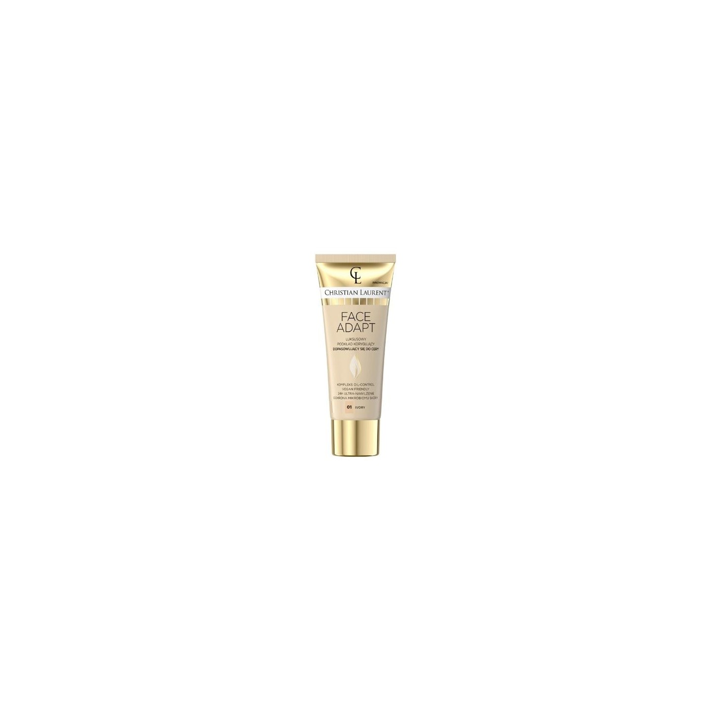 Eveline Christian Laurent Face Adept Correcting Foundation /01/ Ivory 30 ml Eveline Christian Laurent Face Adept Correcting Foundation /01/ Ivory 30 ml