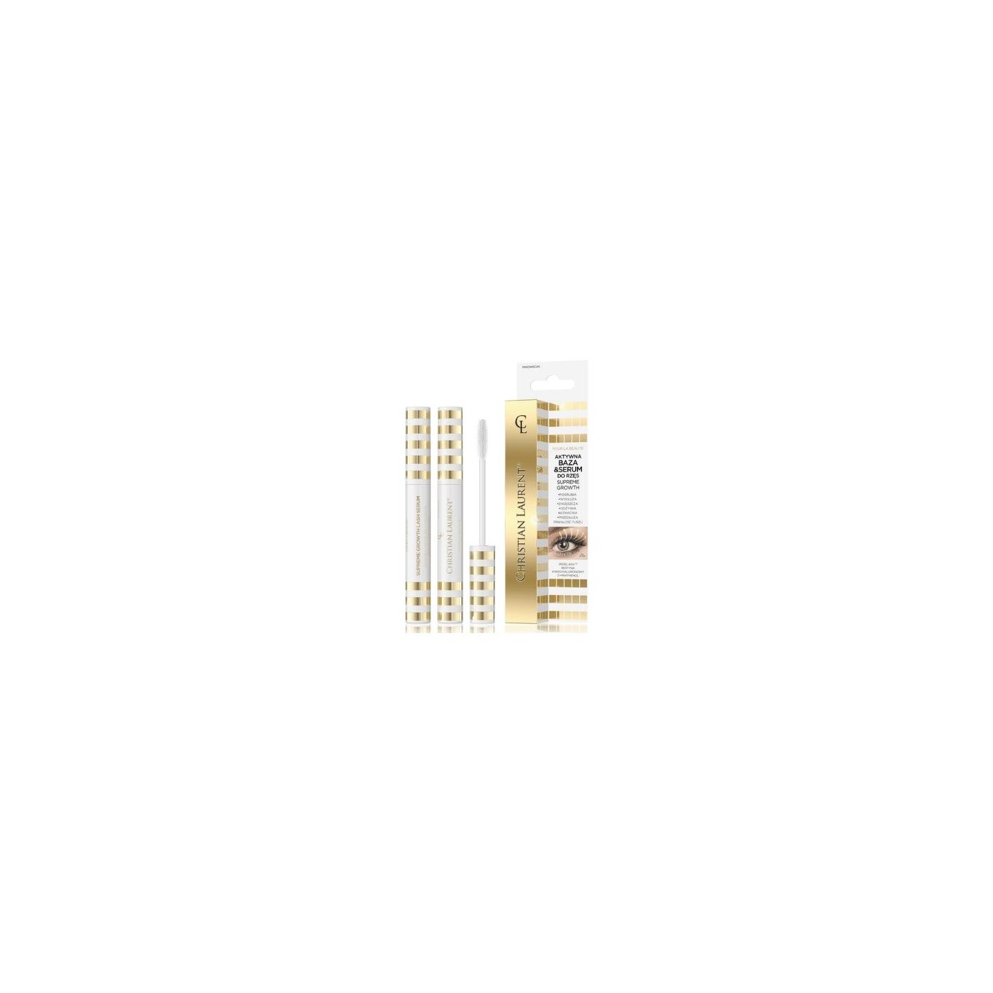Eveline Christian Laurent Active Primer and Eyelash Serum Supreme Growth 9 ml Eveline Christian Laurent Active Primer and Eyelash Serum Supreme Growth 9 ml