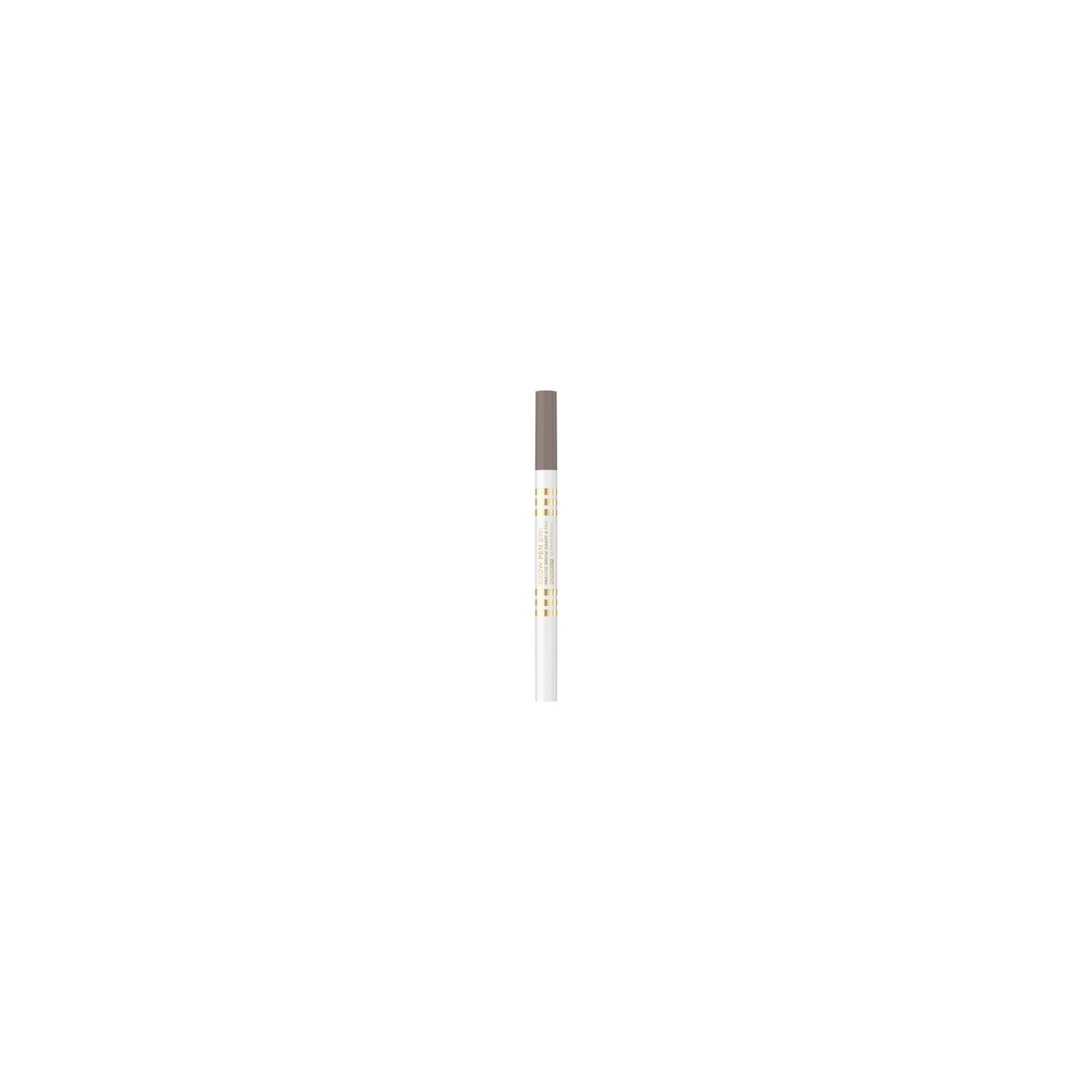 Eveline Christian Laurent Waterproof Eyebrow Pen 2in1 /01/ Warm Brown 1 piece Eveline Christian Laurent Waterproof Eyebrow Pen 2in1 /01/ Warm Brown 1 piece