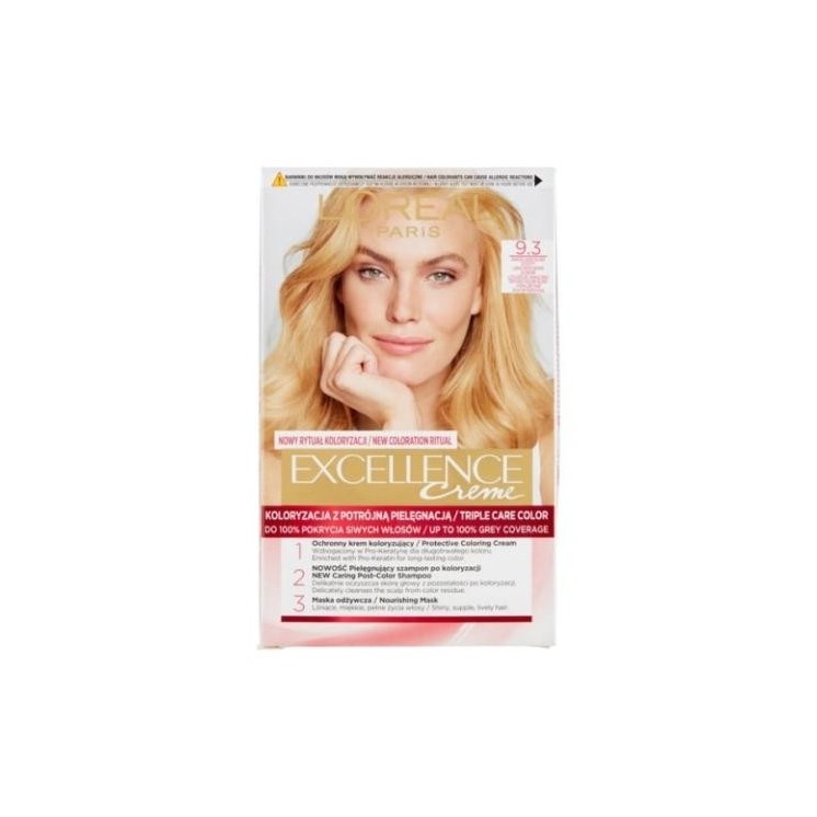 L'oreal Excellence Creme Hair dye /9.3/ Very Light Golden Blond