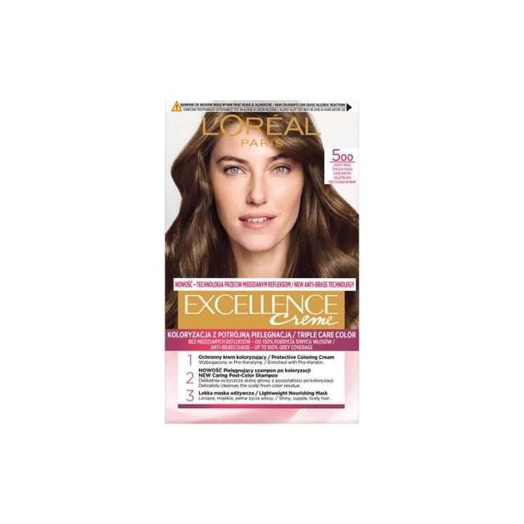 L'oreal Excellence Creme Hair dye /5oo/ Light Brown