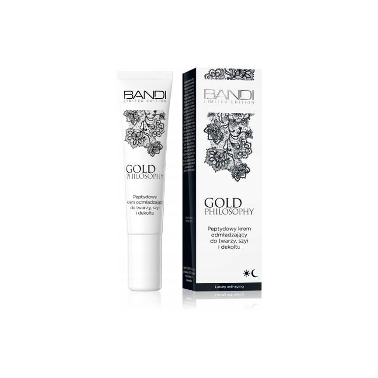 Bandi Gold Philosophy Peptide Rejuvenating Cream for Face, Neck and Décolleté 14 ml