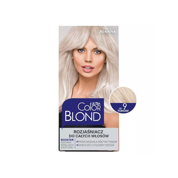 Joanna Ultra Color Blond Rozjaśniacz do całych włosów do 9 tonów