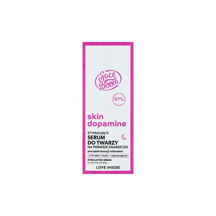 FaceBoom Skin Dopamine Serum for the first wrinkles Retinol 0.15% 30 ml
