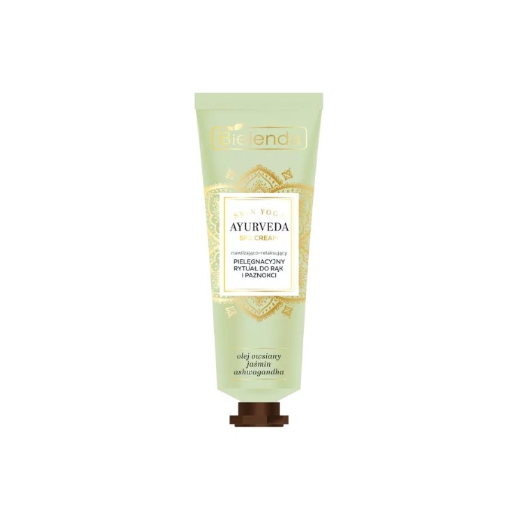 Bielenda Ayurveda Skin Yoga Spa Cream pielęgnacyjny Rytuał do rąk i paznokci nawilżająco-relaksujący 50 ml