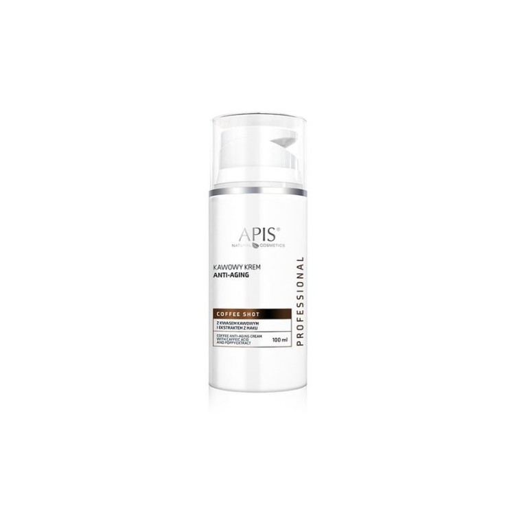 Apis Coffee Shot Anti-aging coffee cream with coffee acid and poppy seed extract 100 ml