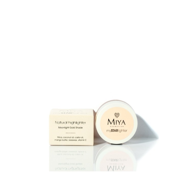 Miya Cosmetics mySTARlighter naturalny Rozświetlacz w kremie Moonlight Gold 4 g