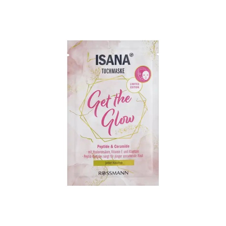 Isana Maska do twarzy w płachcie Get the Glow 1 sztuka