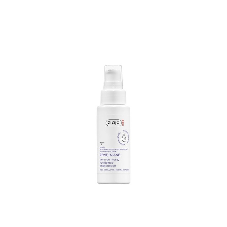 Ziaja Med Siemię Lniane Serum do twarzy nawilżająco-zmiękczające 50 ml