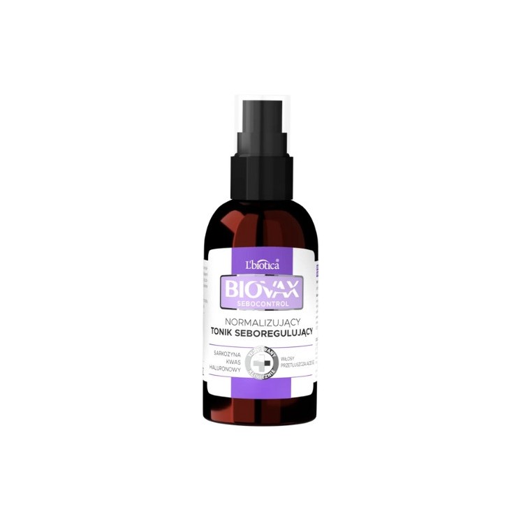 Biovax Sebucontrol normalizujący Tonik do skóry głowy seboregulujący 100 ml