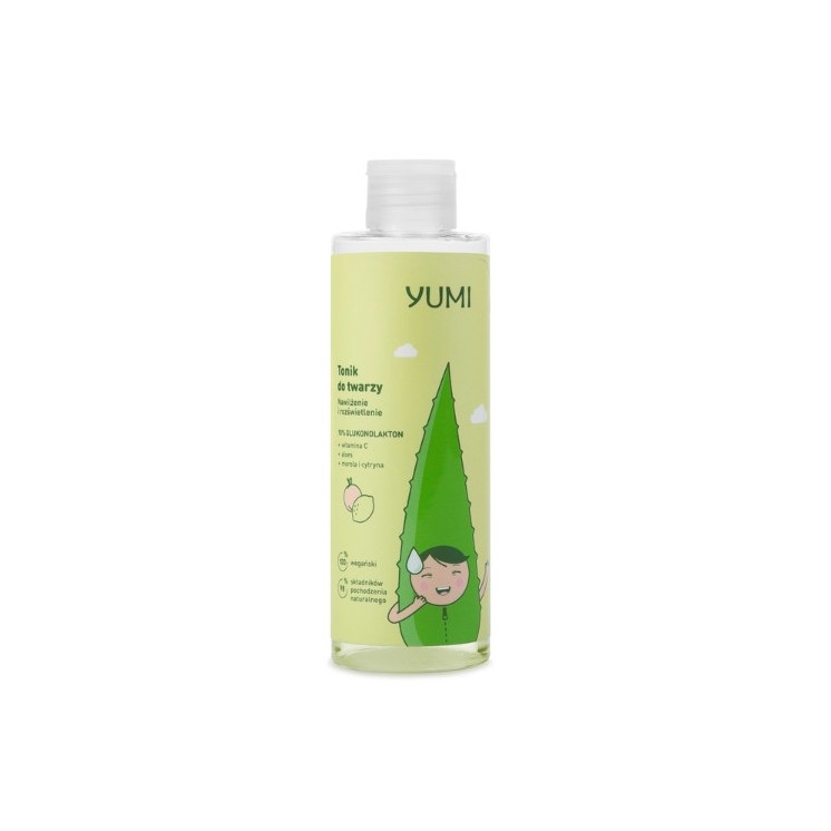 Yumi Tonik do twarzy nawilżenie i rozświetlenie Morela-Cytryna 200 ml