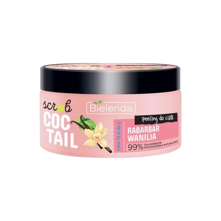 Bielenda Body Coctail Body Peeling Rhubarb + Vanilla 350 g