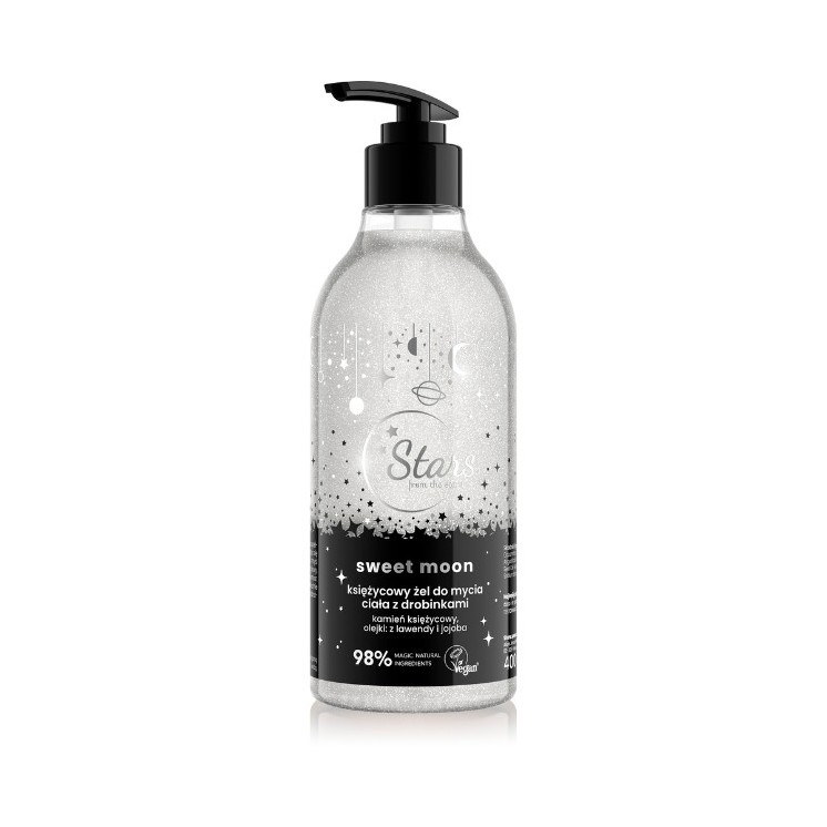 Stars from The Stars Sweet Moon moon body wash gel with particles 400 ml