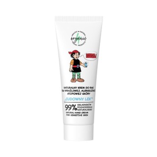 4Organic Kajko i Kokosz naturalny Krem do rąk dla wrażlwej, alergicznej i atopowej skóry Cudowny Lek 50 ml 4Organic Kajko i Kokosz naturalny Krem do rąk dla wrażlwej, alergicznej i atopowej skóry Cudowny Lek 50 ml