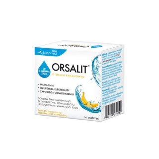 Orsalit Electrolytes banana flavor 10 sachets