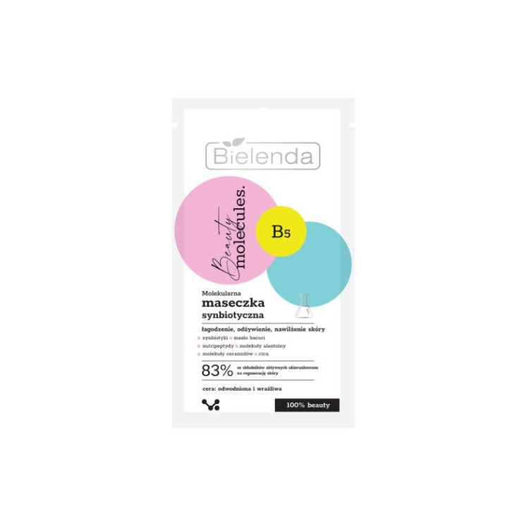 Bielenda Beauty Molecules Molekularna Maseczka do twarzy Synbiotyczna