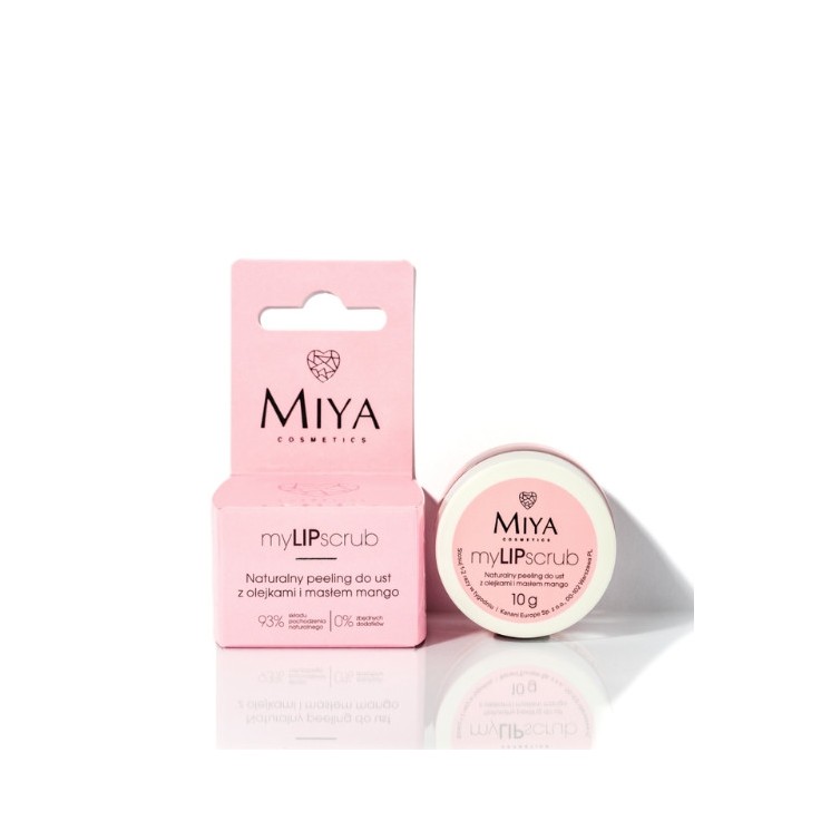 Miya Cosmetics myLIPscrub naturalny Peeling do ust z Olejkami i Masłem Mango 10 gMiya