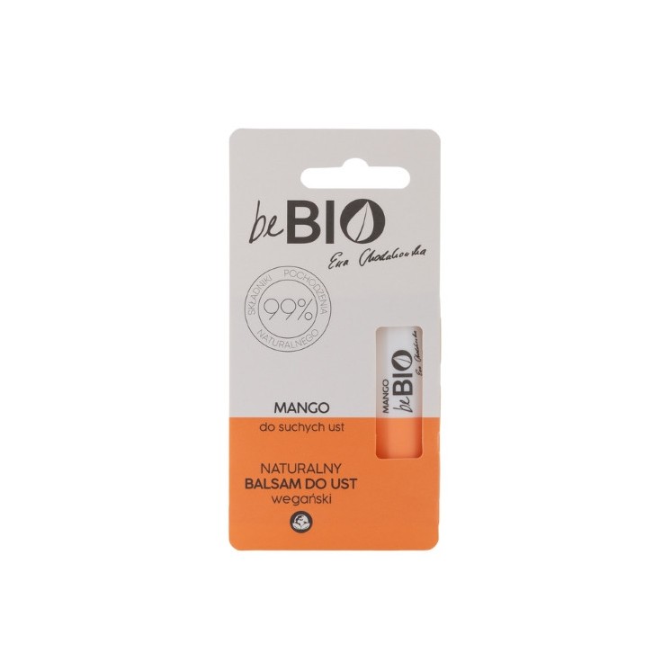 BeBio Ewa Chodakowska naturalny Balsam do ust Mango 5 g