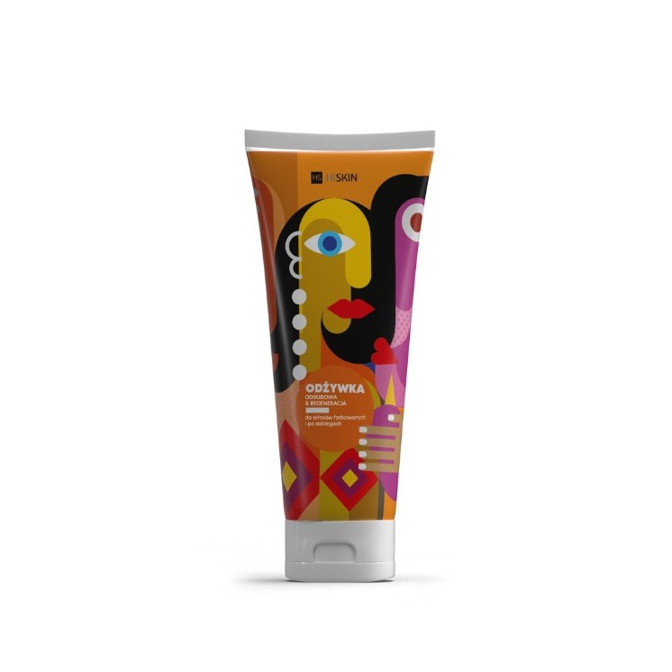 HiSkin Art Line Odżywka do włosów po koloryzacji i zabiegach fryzjerskich Odbudowa & Regeneracja 250 ml