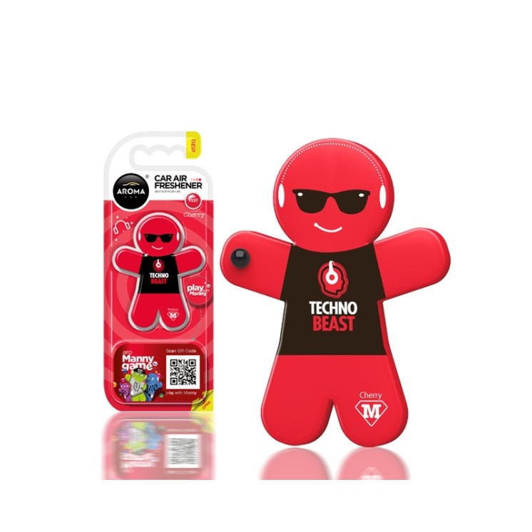 Aroma Car Manny Zawieszka zapachowowa do samochodu Cherry 1 sztuka