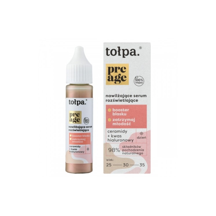 Tołpa Pre Age nawilżające Serum do twarzy rozświetlające 20 ml