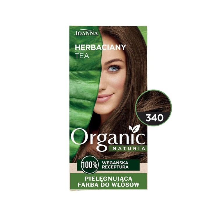 Joanna Naturia Organic Vegan Farba do włosów /340/ Herbaciany