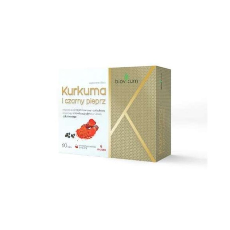Biovitum Kurkuma i czarny pieprz 60 kapsułek