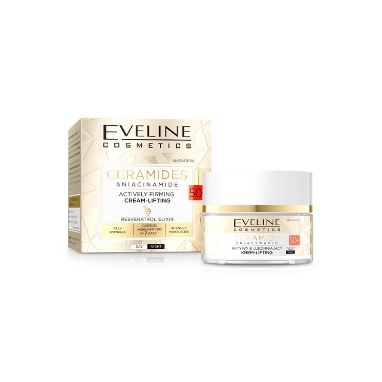 Eveline Ceramides aktywnie ujędrniający Krem-lifting do twarzy 50+ 50 ml
