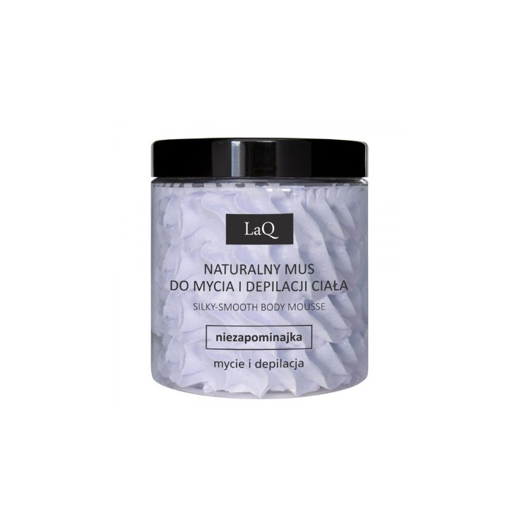 LaQ Króliczka Niezapominajka natural mousse for washing and depilation of the body 100 g