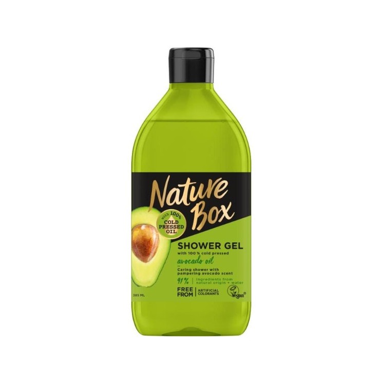 Nature Box Żel pod prysznic z olejkiem z awokado 385 ml