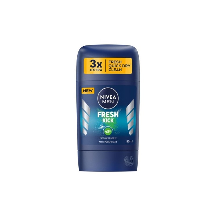 Nivea Men Fresh Kick Antyperspirant w sztyfcie 50 ml