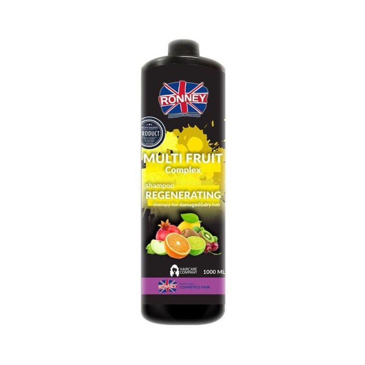 Ronney Professional regenerujący Szampon do włosów suchych i zniszczonych Multi Fruit Complex 1000 ml