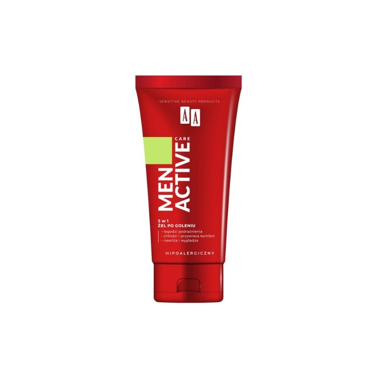 AA Men Active Care 3in1 Aftershave gel 100 ml