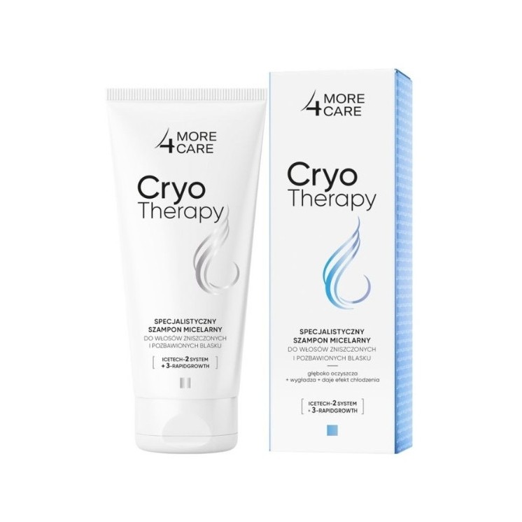More 4 Care CYROTHERAPY specjalistyczny Szampon do włosów micelarny 200 ml