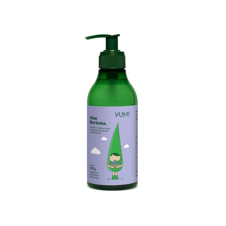 Yumi Aloe Liquid Hand Soap Intensively Moisturizing Blueberry 300 ml