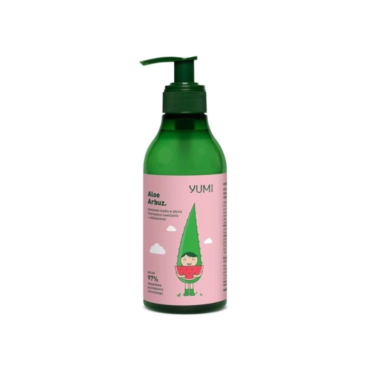Yumi Aloe Liquid Hand Soap Intensively Moisturizing Watermelon 300 ml