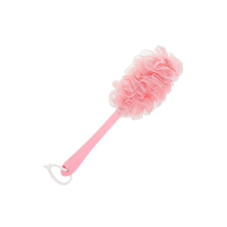 KillyS double-sided body washcloth with handle Pink 1 piece