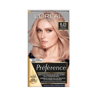 L'oreal Preference Hair dye /8.23/ Light Blond Opalescent-golden Medium Rose Gold