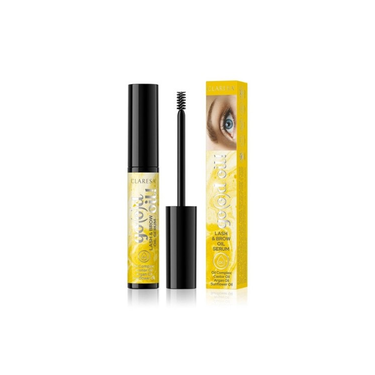 Claresa Go(o)d Oil Serum do rzęs z olejem rycynowym 8 g