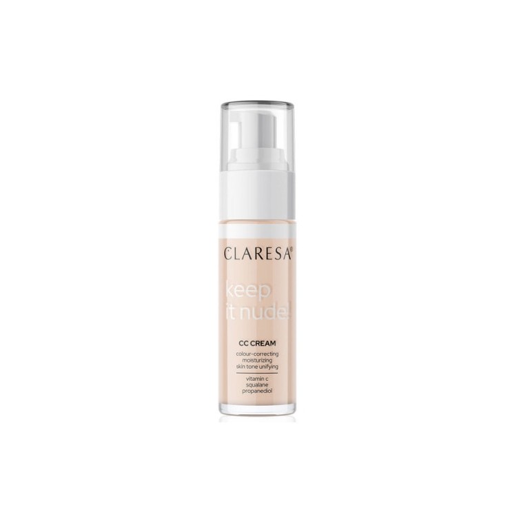 Claresa Keep Is Nude nawilżający Krem CC /101/ Light 33 g