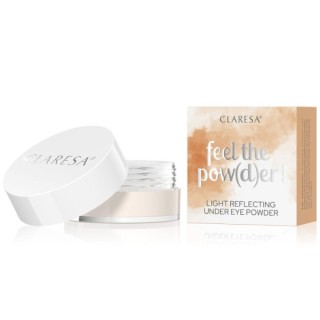 Claresa Feel The Pow(d)er! Puder pod oczy /02/ Light 6 g Claresa Feel The Pow(d)er! Puder pod oczy /02/ Light 6 g