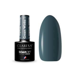 Claresa Green Winks Hybrid nail polish /3/ 5 g