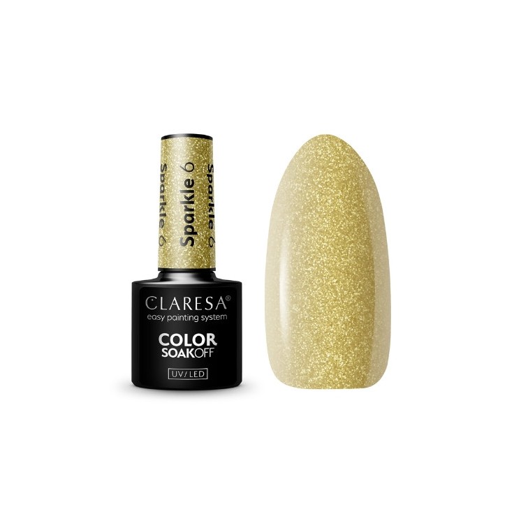 Claresa Sparkle Hybrid nail polish /6/ 5 g