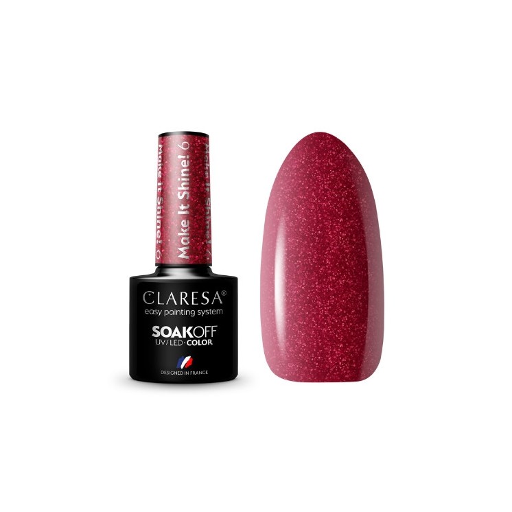 Claresa Make It Shine ! Hybrid nail polish /6/ 5 g
