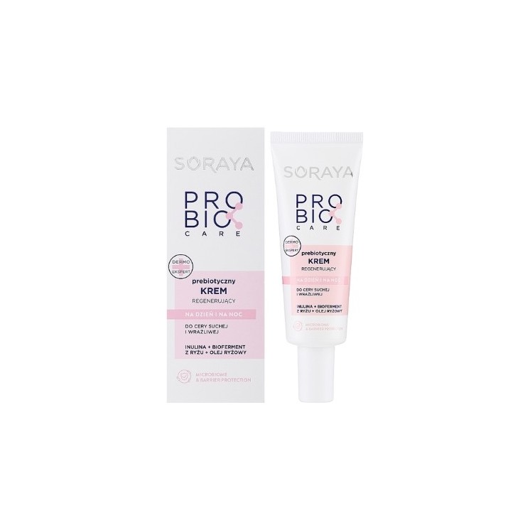Soraya ProBio Care Prebiotic Regenerating Face Cream for Dry and Sensitive Skin Day and Night 50 ml